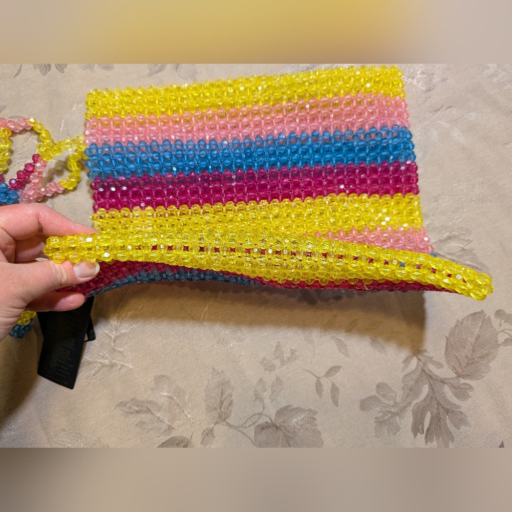 Forever 21 Colorful Beaded Purse, NWT! - Picture 7 of 9